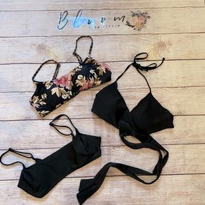 ❤️Billabong,Aerie bundle 3-bikini tops.